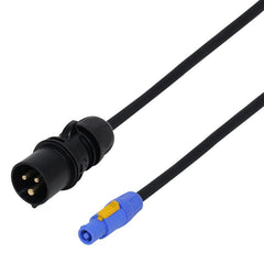 LEDJ 1 m 2,5 mm PowerCON – Câble d'alimentation mâle 16 A pour éclairage disco DJ