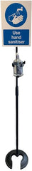 Thor Microphone Stand for Disinfectant Hand Sanitiser inc A4 Signage