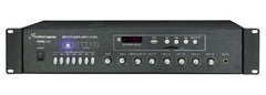 Studiomaster ISMA 150 Amplificateur 150 W 100 V Ligne 4 entrées/6 sorties Ampli mélangeur