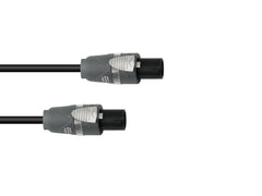 Speaker cable Speakon 2x1.5 2.5m bk
