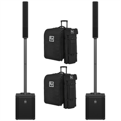 2x Electro-Voice EVOLVE 30M G2 Portable column system black inc bags