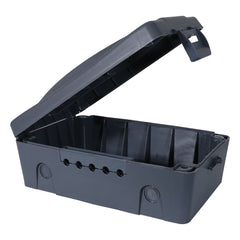 Boîtier électrique résistant aux intempéries Masterplug, gris foncé IP54, alimentation de jardin extérieur