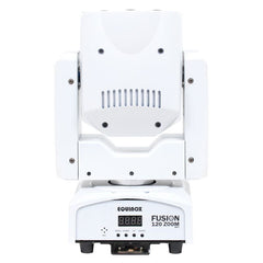 2x Equinox Fusion 120 Zoom MKII (boîtier blanc) lampe à tête mobile