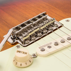 Vintage V6 Icon - Distressed Sunset Sunburst