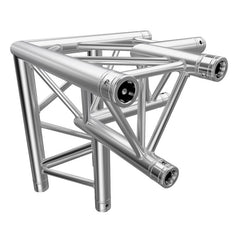 Global Truss F33 PL 3 voies, coin droit à 90 degrés, apex vers le bas (4093-33PL)