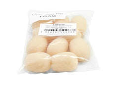 Omnitronic Beige Windshield for Lapel Headset Microphone Foam Windscreen Muff x 10