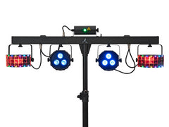 2x EUROLITE LED KLS Laser Bar FX AIR Wireless Control Gigbar PartyBar Lighting System
