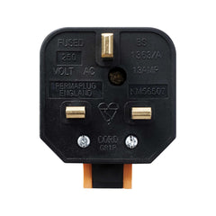 Masterplug 13A HD Mains Plug, Orange (HDPT13O)