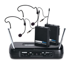 LD Systems ECO 2X2 BPH 1 Kabelloses Mikrofonsystem mit 2 x Gürteltasche und 2 x Headset *B-Ware