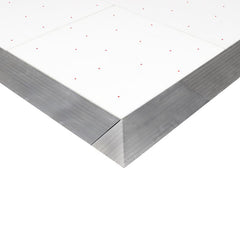 Panneau de piste de danse LEDJ White RGB Starlit 2 pieds x 2 pieds (4 côtés)
