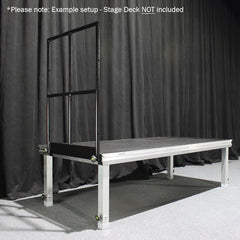 Global Truss Stage Deck 1m Handrail MKII