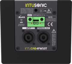 Intusonic IntuCab 4FW50T-B 4'' 16 Ohm Installationslautsprecher Schwarz