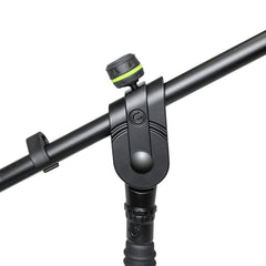 Gravity MS2321B Pied de microphone à base ronde avec perche de réglage à 2 points