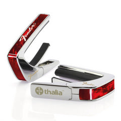 Fender® by Thalia Capo – Red Angel Wing with Perine Logo
