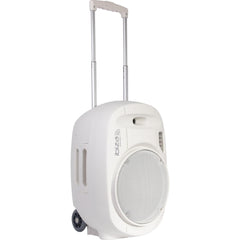 Ibiza PORT12UHF-WH-MKII Portable Speaker Bluetooth Battery PA inc Wireless Mic