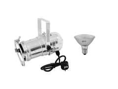 EUROLITE Set PAR-30 Spot argent + PAR-30 230V SMD 11W E-27 LED 3000K