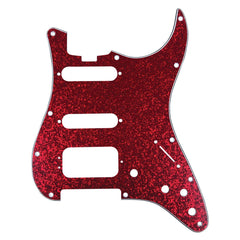 D'andrea Strat Hss Pickguard - Red Sparkle
