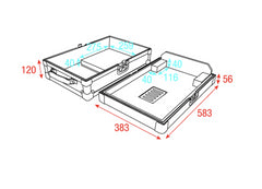 Showgear Case for AlphaTheta CDJ-3000X