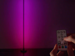 4x Eurolite Smart WiFi Floor Lamp RGB+CCT, control via app, Alexa & Google Home