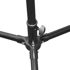 4x Rhino Mic Boom Stands (Schwarzes Metall)