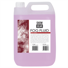 4x Showgear Fog Fluid 5L High Density Smoke Liquid Dense Thick Fog