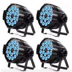 4x Thor LED Par 200W Stage Light 18 x 15W RGBW