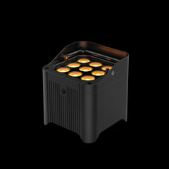 8x Chauvet DJ Freedom Par Q9 RGBA LED Uplighters et étui de chargement