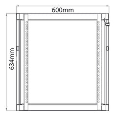 Adastra Rack Cabinet 12U x 600mm Deep