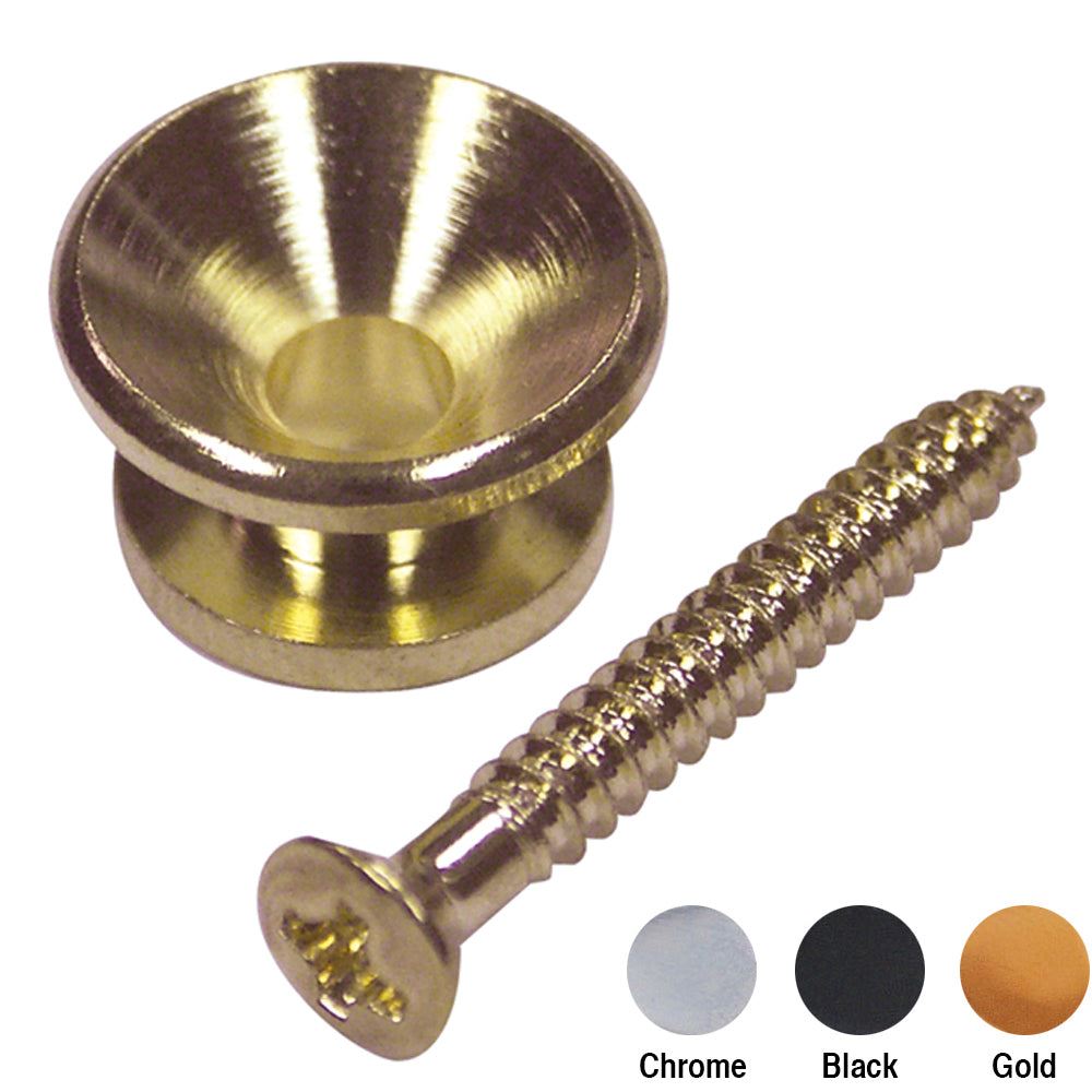 End Threaded Key Pin Gt Endpin- Gold With Screw - Pack Of Two – Simply Sound and Lighting