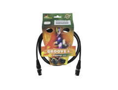 Sommer Cable DMX-Kabel XLR 3Pin 1,5M Schwarz Hicon