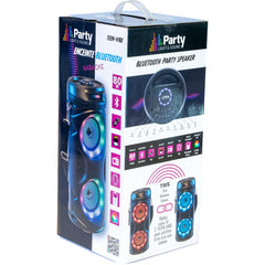 PLS TEEN-VIBE LED-beleuchteter tragbarer Bluetooth-Lautsprecher