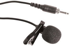 171.969UK Chord Premium Lapel Lavialier Cardoid Microphone Tie Clip SLM-35 *B-Stock