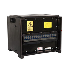 MERZ Distribution Box 63A 3PH to 3x Socapex RCBO Distro Stage Lighting