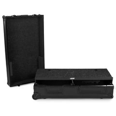 UDG FlightCase Scratch (Turntable Battle/PLX-CRSS12 & 10"/12" Mixer)  Black Plus (Laptop, Trolley & Wheels)