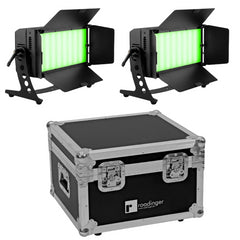 2x Eurolite LED PLL-384 RGB/WW Panel inkl. Gehäuse