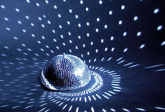 Eurolite Half Mirror Ball Motorised 30cm 300mm Disco Glitter Ball Party Mirrorball