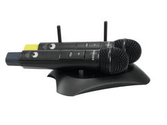 Omnitronic Wm-224 2-Channel Wireless Microphone System 2.4Ghz