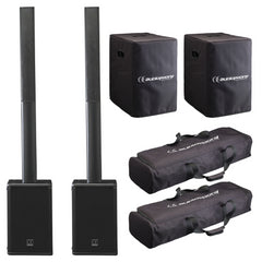 2x Audiophony ILINE Column Array 510W RMS inkl. Taschen