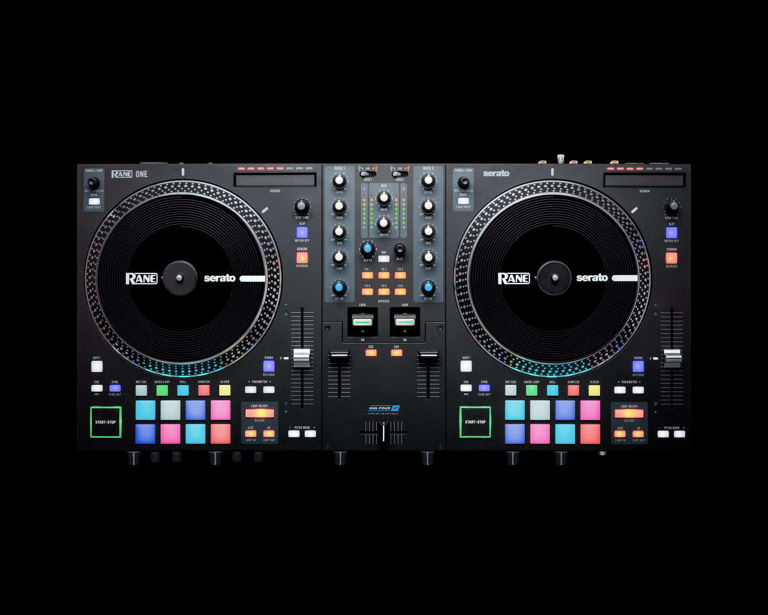 New Rane Controller RANE ONE Professional Motorised DJ Controller – Simply Sound and Lighting