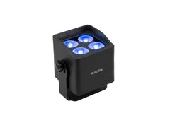 4x EUROLITE AKKU Mini IP UP-4 QCL Spot MK2 RGBW IP65 Outdoor LED Spotlight *BENT BRACKET*