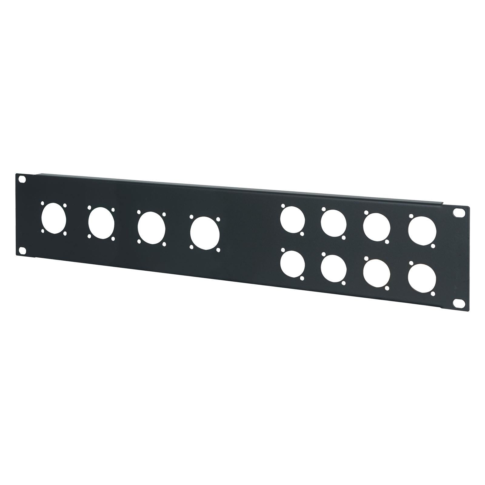 Lcomq Rack Panel Penn Elcom 2U 19'' Punched Rack Panel - 8 D and 4 G Type (R1273MPR/2UK ...