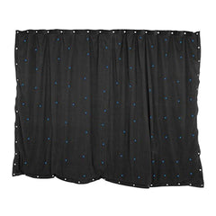 QTX Light - 3m x 2m Blue LED Black Starcloth inc IR Remote Control