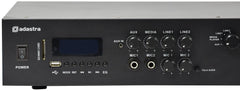 Adastra A2 Amplificateur de sonorisation stéréo 2 x 200 W USB Tuner FM Amplificateur de système de sonorisation