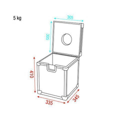 DAP Roadcase Flightcase pour boule à facettes 300 mm 30 cm