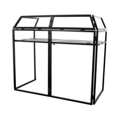 Cabine DJ légère en aluminium Equinox + système Starcloth Quad LED