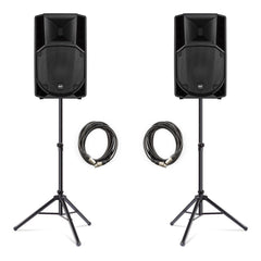 2x RCF ART712-A (MK4) 1400w Active 2 Way Speaker (Bundle 1)