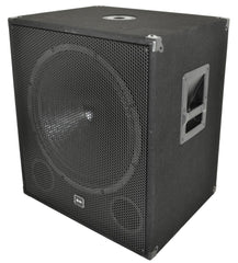 2x QTX QT18S 18" 500W Subwoofer Speakers
