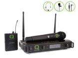Q Audio QWM1932 Handheld Beltpack UHF Wireless Mic System (863 / 864MHz)