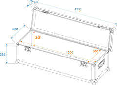 Roadinger Valise Universelle Pro 120X30X30Cm