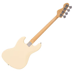 Vintage V49 Coaster Series Bass Guitar - Vintage White